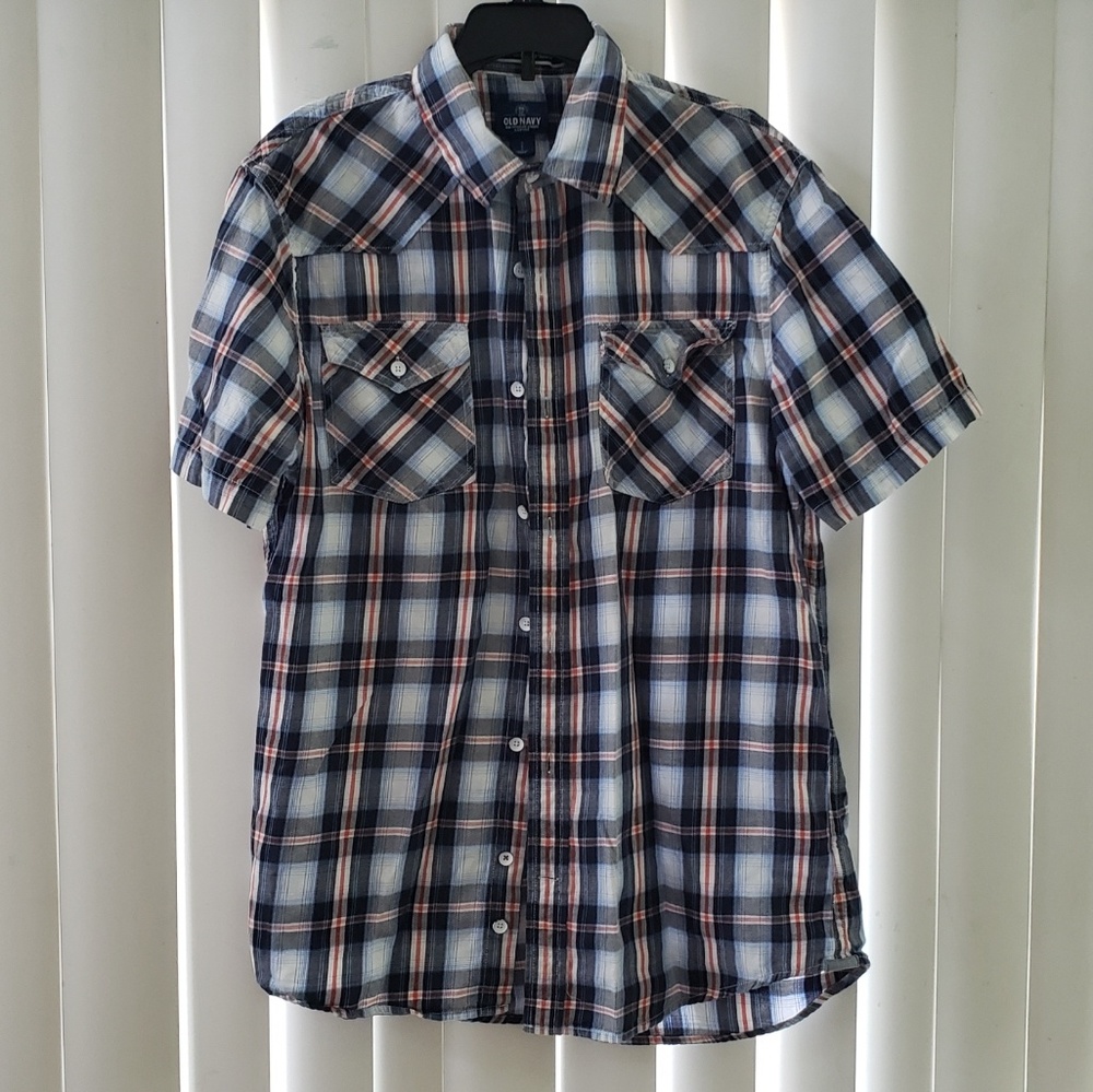 Old Navy Mens Slim button up